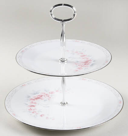 Carthage 6 5/8"-10"  2 Tiered Serving Tray (Dp, Sp) HC