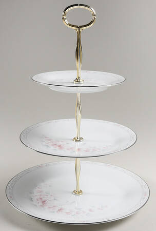 Carthage 13 7/8"-14 1/4" 3-Tiered Serving Tray(DP,SP,BB) HC
