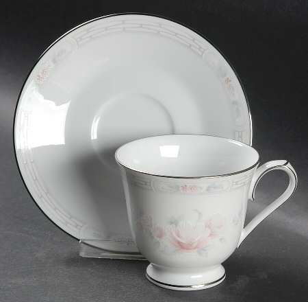 Carthage Footed Cup & Saucer Set by Noritake