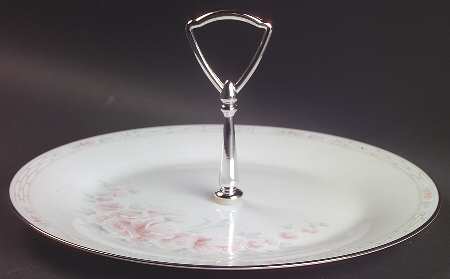 Carthage Round Serving Plate with Handle (DP)
