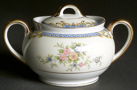 Casino Sugar Bowl & Lid