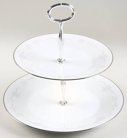 Casablanca 6 5/8"-10"  2 Tiered Serving Tray (Dp, Sp) HC