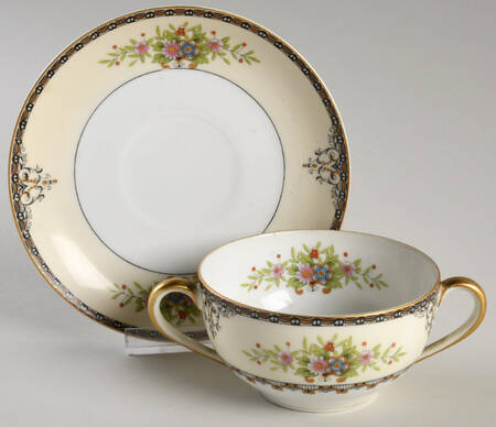 Castella Flat Bouillon Cup & Saucer