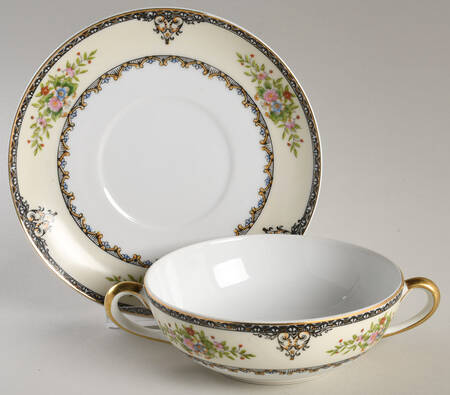 Castella Flat Cream Soup & Saucer Set