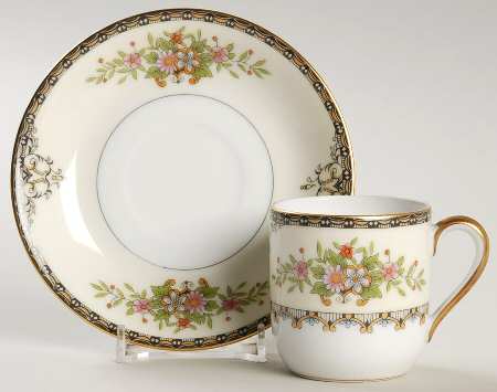 Castella Flat Demitasse Cup & Saucer Set