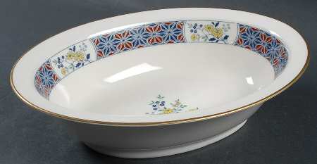 Cathay 10" Oval Vegetable Bowl