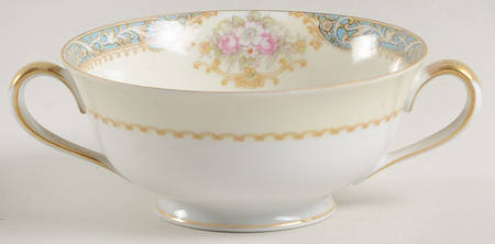 Celanese Footed Cream Soup Bowl