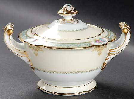 Celeste Sugar Bowl & Lid