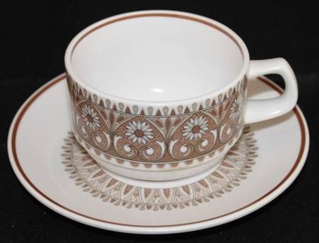 Century Flat Cup & Saucer Set