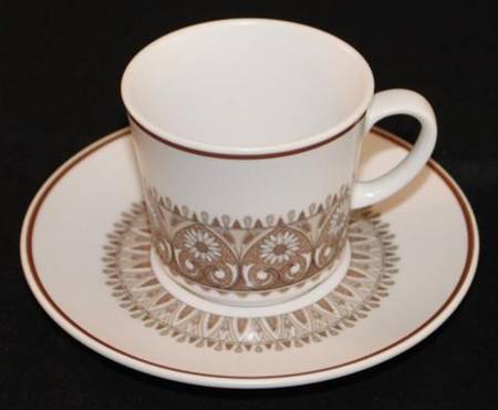 Century Flat Cup & Saucer Set