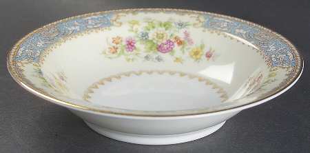 Cerulean Rim Fruit/Dessert (Sauce) Bowl