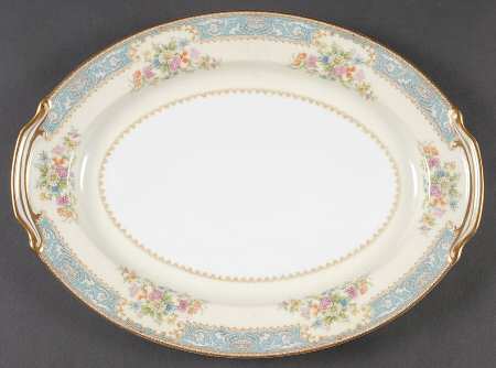 Cerulean 13" Oval Serving Platter