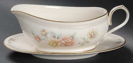 Cervantes Gravy Boat & Underplate (Relish/Butter) by Noritake