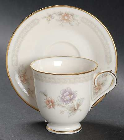 Cervantes Footed Demitasse Cup & Saucer Set by Noritake