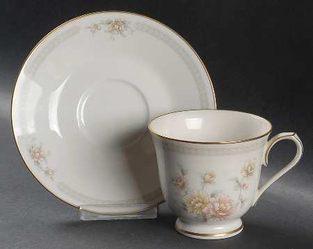 Cervantes Footed Cup & Saucer Set by Noritake