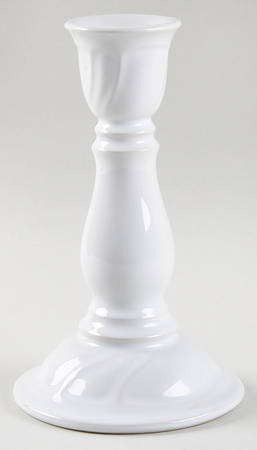 Centennial White Tall Candlestick