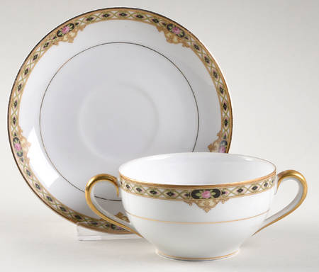 The Ceylon Flat Bouillon Cup & Saucer
