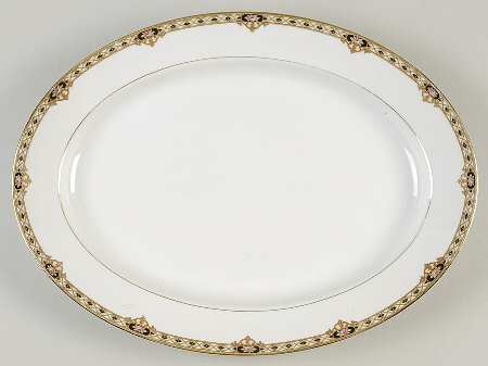 The Ceylon 14" Oval Serving Platter