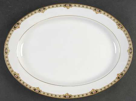 The Ceylon 13" Oval Serving Platter