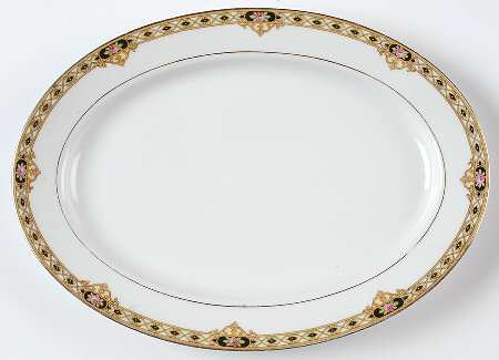 The Ceylon 10" Oval Serving Platter