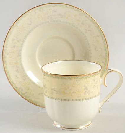 Chalfonte Footed Cup & Saucer Set