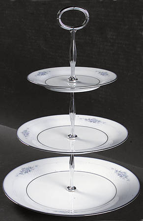 Chadbourne 13 7/8"-14 1/4" 3-Tiered Serving Tray(DP,SP,BB) HC