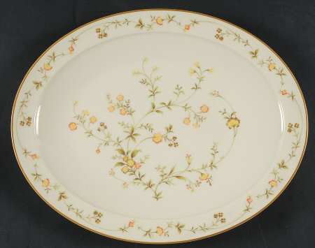 Champagne 13" Oval Serving Platter