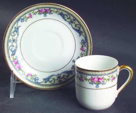 Chanlake Flat Demitasse Cup & Saucer Set