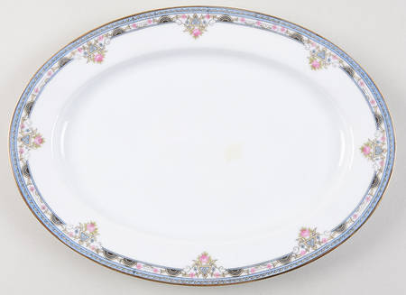 Chanazure 10" Oval Serving Platter