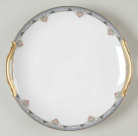 Chanazure Handled Cake Plate