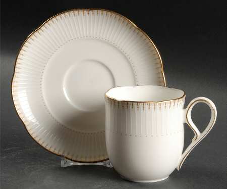 Chancellor Flat Cup & Saucer Set