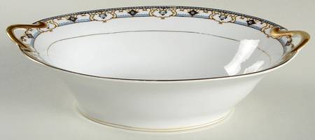 Chandella 10" Oval Vegetable Bowl