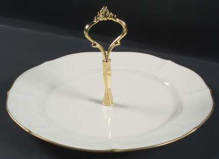 Chandon Round Serving Plate with Handle (DP)