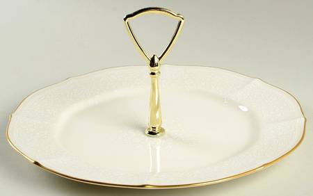 Chandon Round Serving Plate with Handle (DP)