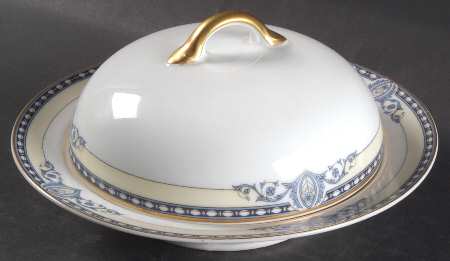 Chanesta Round Covered Butter with Strainer