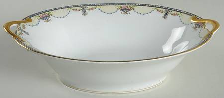 Chanking 10" Oval Vegetable Bowl
