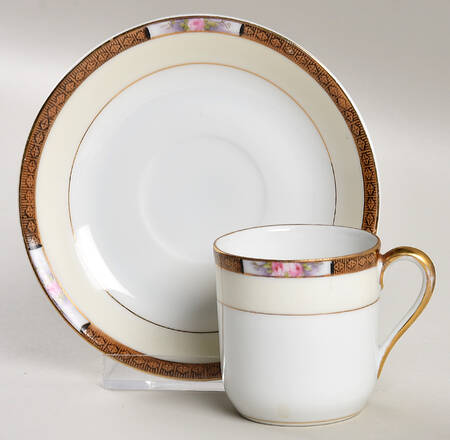 Chanossa Flat Demitasse Cup & Saucer Set