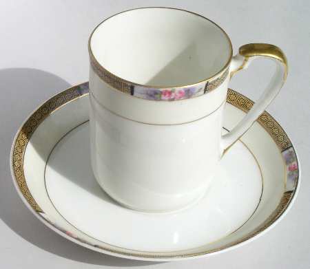Chanossa Flat Demitasse Cup & Saucer Set