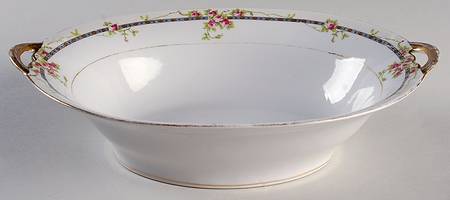 Chanrose 10" Oval Vegetable Bowl