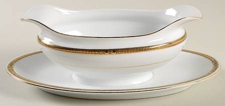 Chanwood Gravy Boat with Attached Underplate