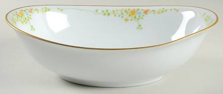Charlene 10" Oval Vegetable Bowl