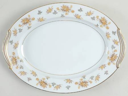 Charlene 11" Oval Serving Platter