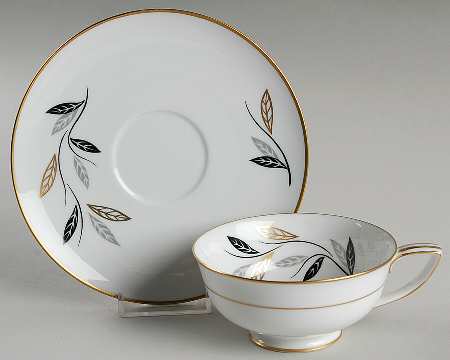 Charleroi Footed Cup & Saucer Set