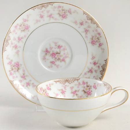 Charmaine Flat Cup & Saucer Set