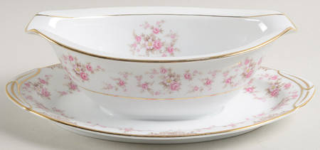 Charmaine Gravy Boat with Attached Underplate