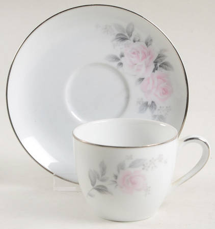 Charmaine Flat Demitasse Cup & Saucer Set