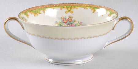 Charoma Footed Cream Soup Bowl