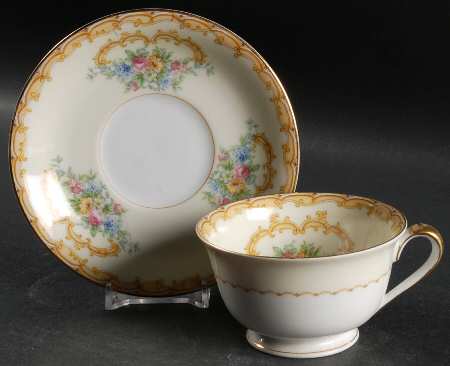Charon Footed Cup & Saucer Set