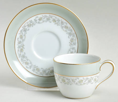 Chartres Flat Demitasse Cup & Saucer Set