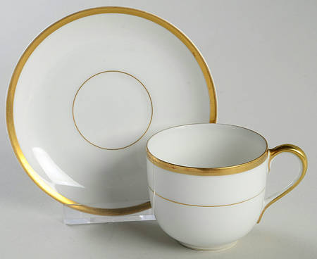 The Chaumont Flat Demitasse Cup & Saucer Set